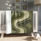 Abstract Paper Cut - Throw Blanket