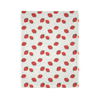 Strawberry Doodle - Soft Minky Blanket