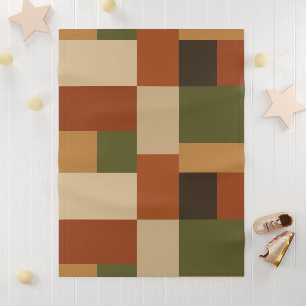 Patchwork Design - Fleece Baby Blanket