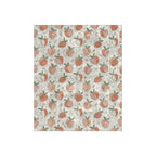 Peach Seamless - Crushed Velvet Blanket