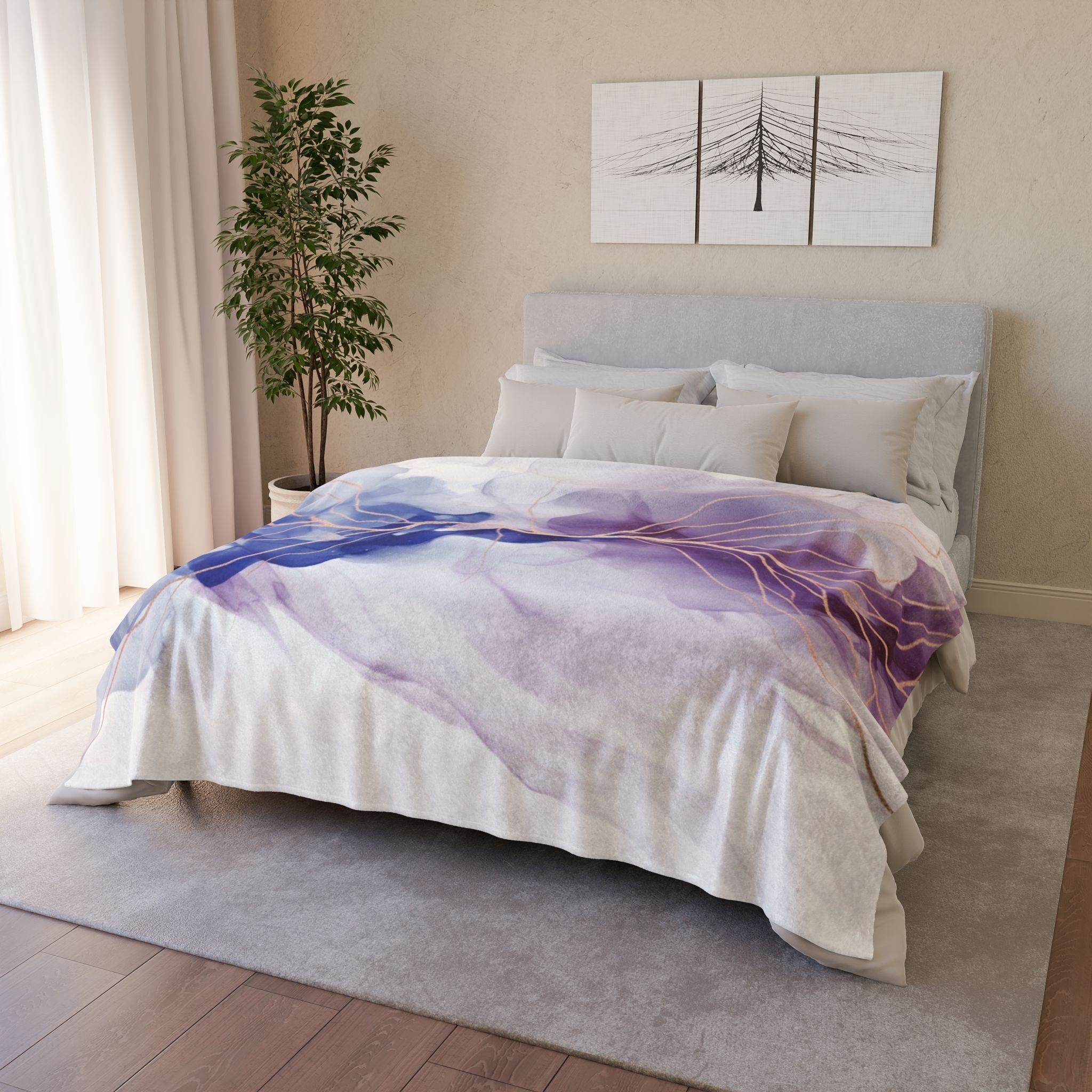 Abstract Art - Soft Minky Blanket