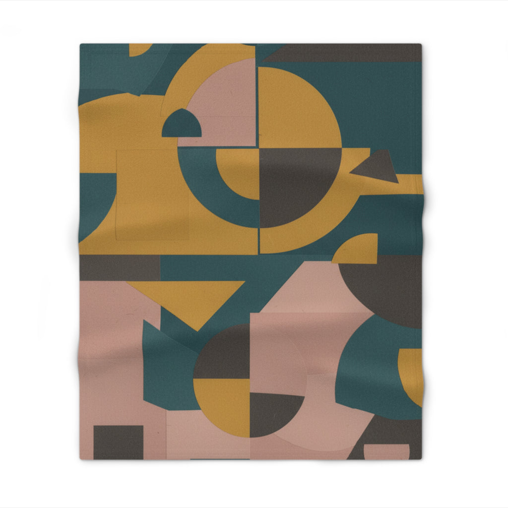 Muted Geometric - Throw Blanket