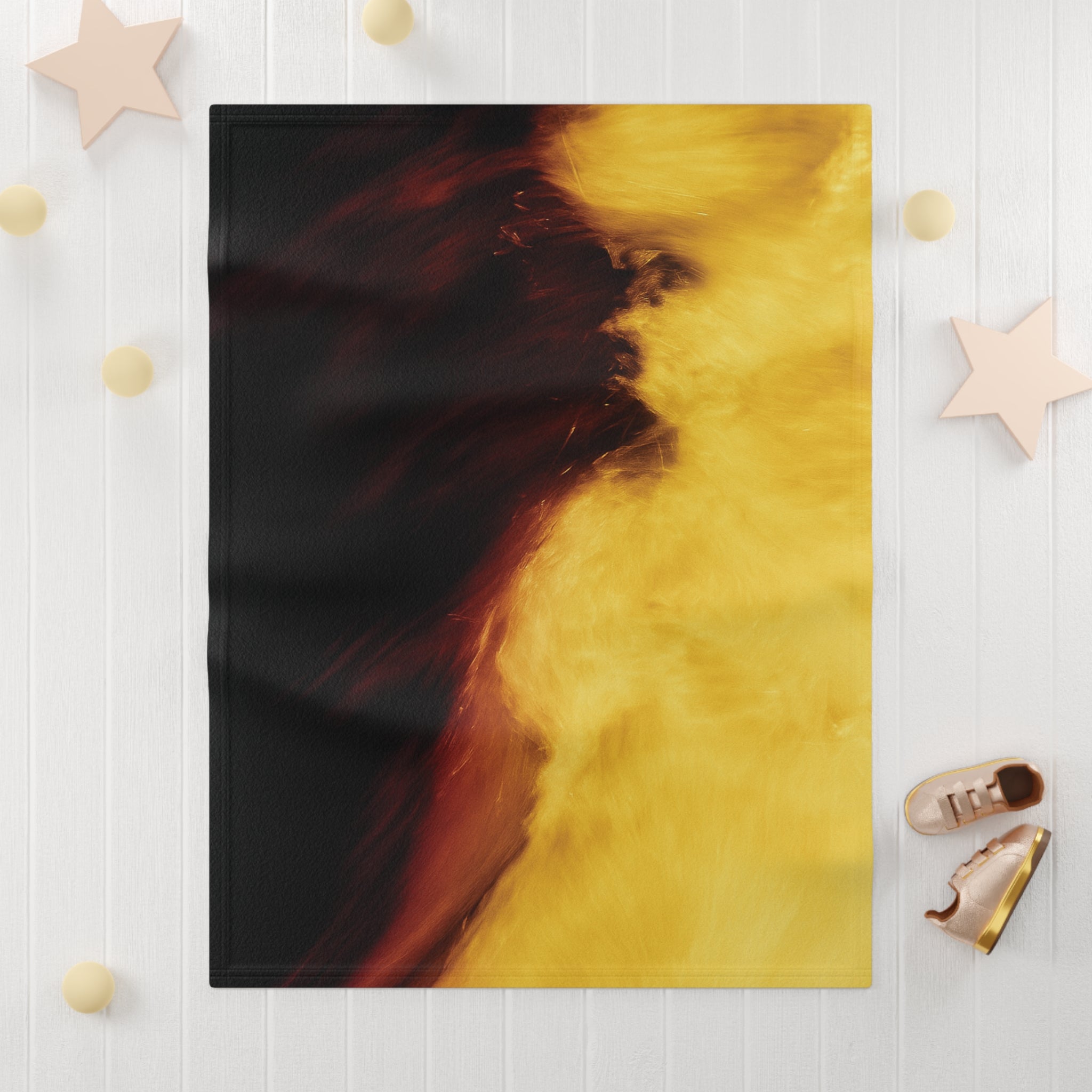 Molten Flow - Fleece Baby Blanket