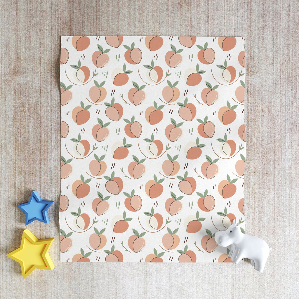 Peach Seamless - Throw Blanket