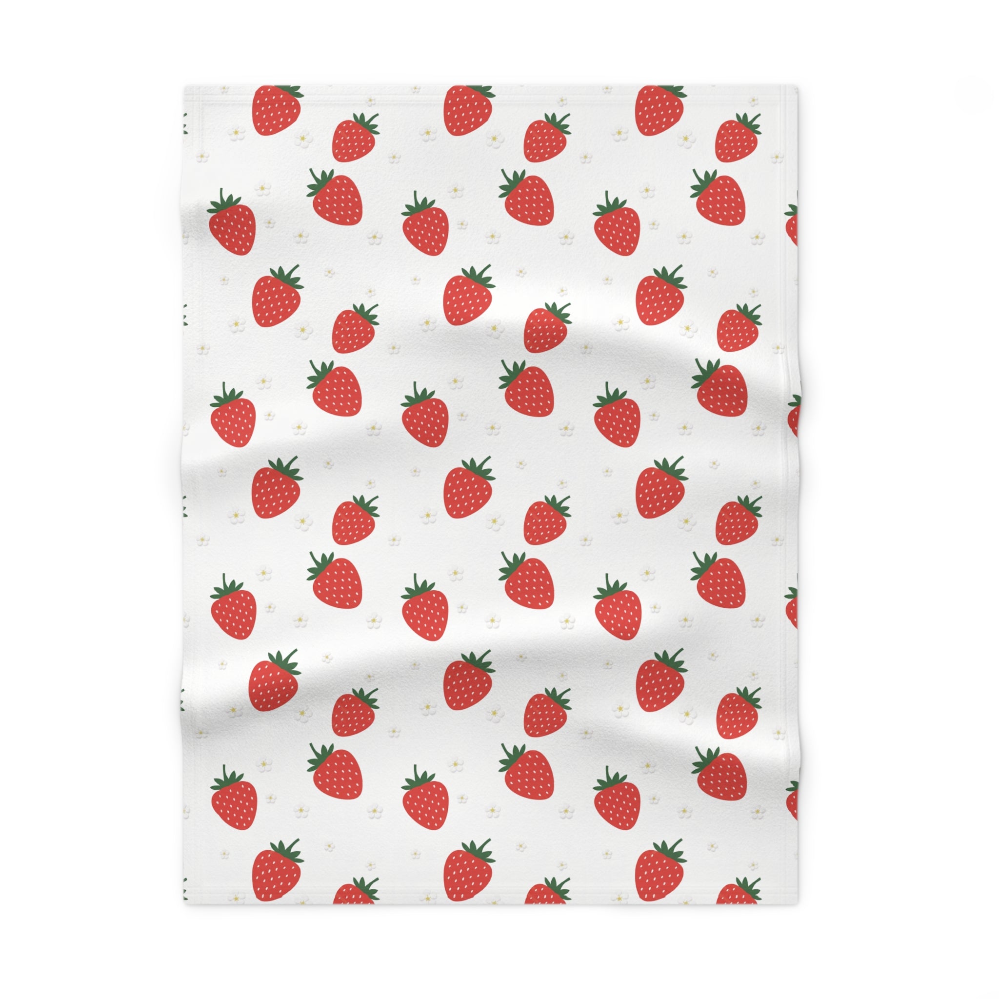 Strawberry Doodle - Baby Blanket