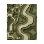 Abstract Paper Cut - Throw Blanket