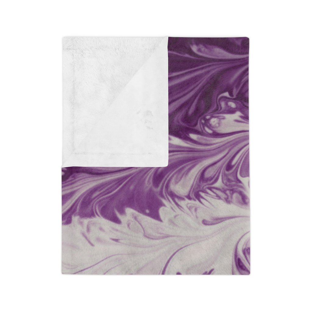 Fluid Art - Velvet Microfiber Blanket