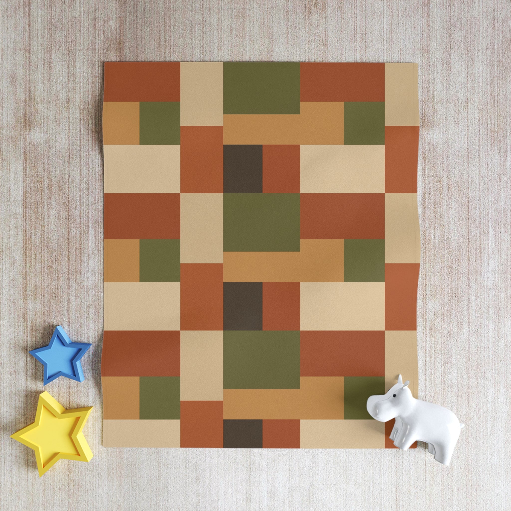 Patchwork Design - Throw Blanket