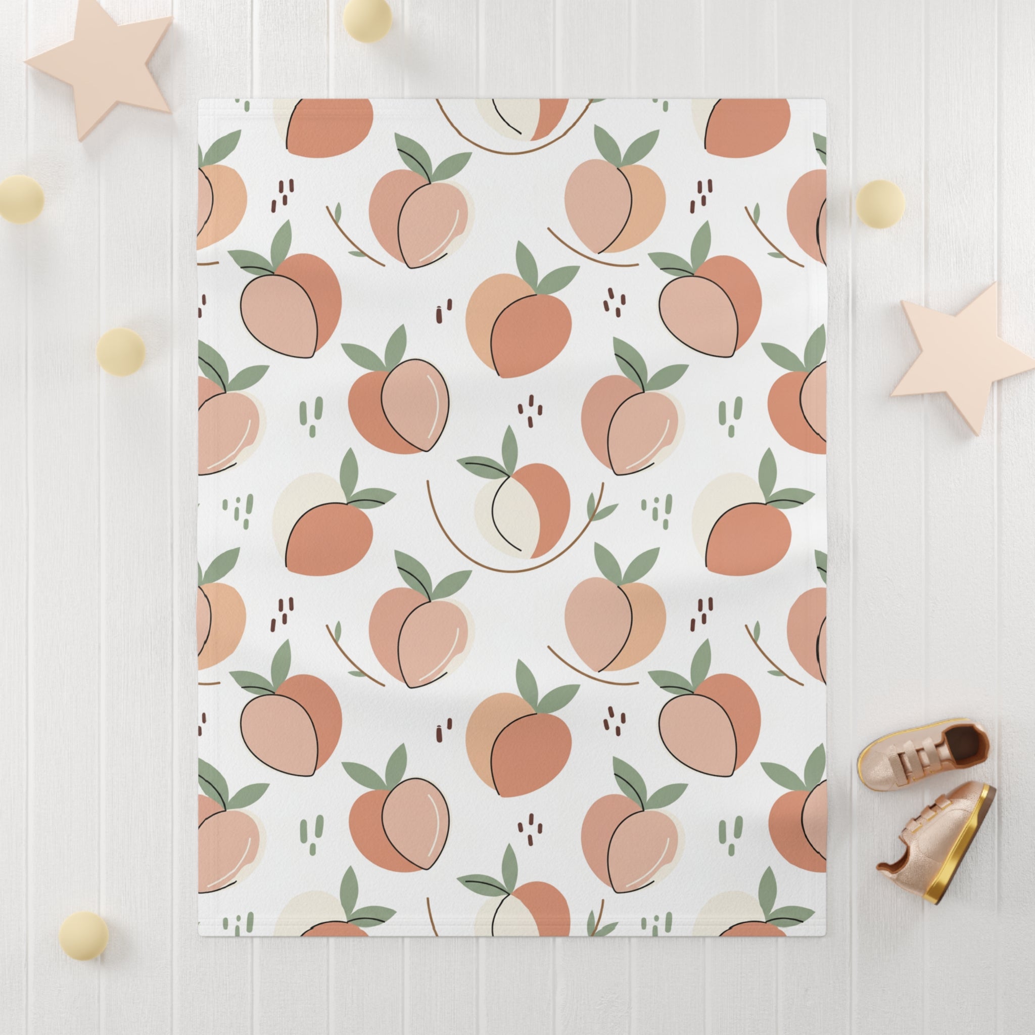Peach Seamless - Baby Blanket
