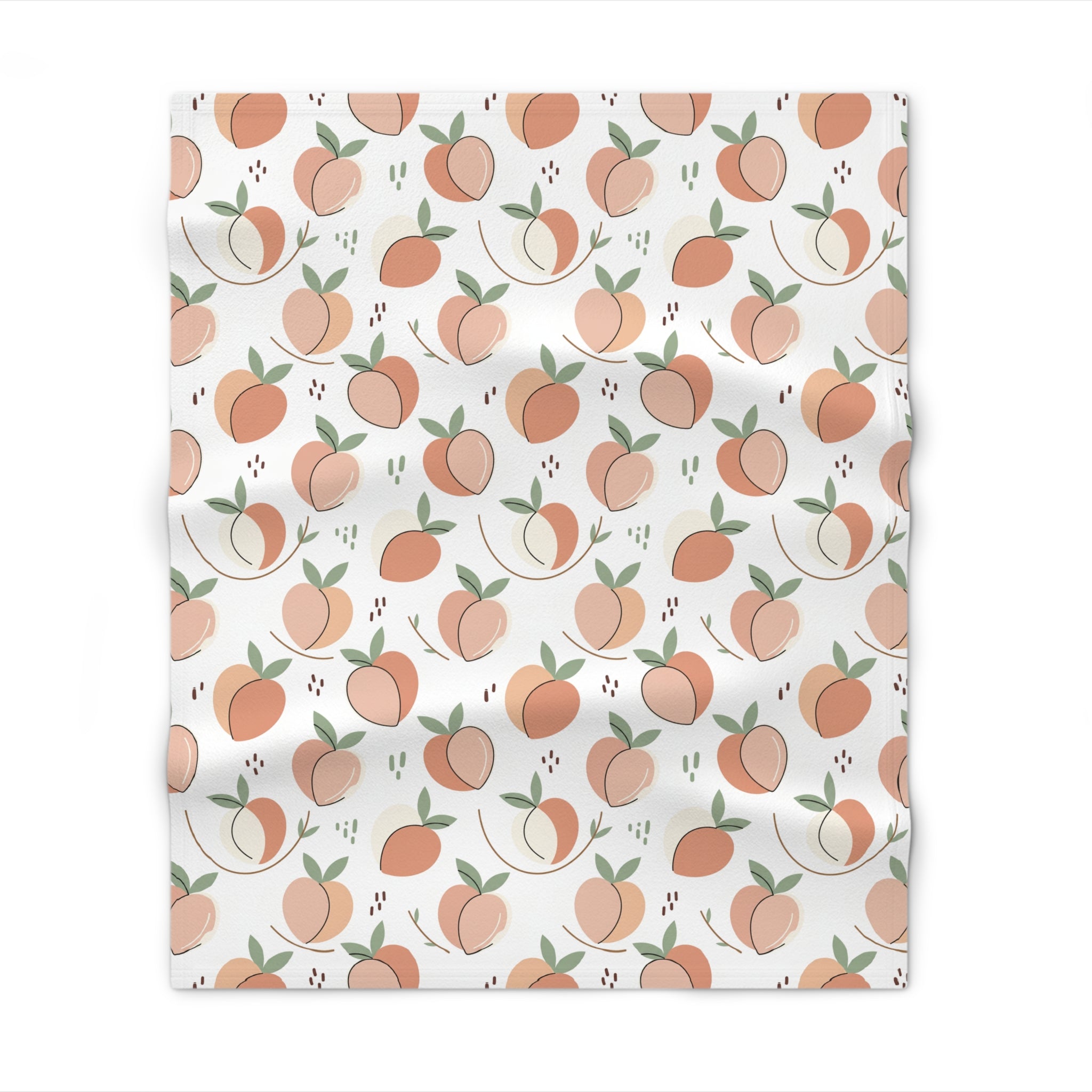 Peach Seamless - Throw Blanket