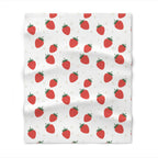 Strawberry Doodle - Throw Blanket