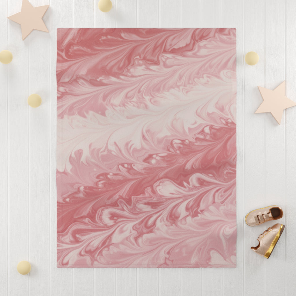 Fluid Art - Fleece Baby Blanket