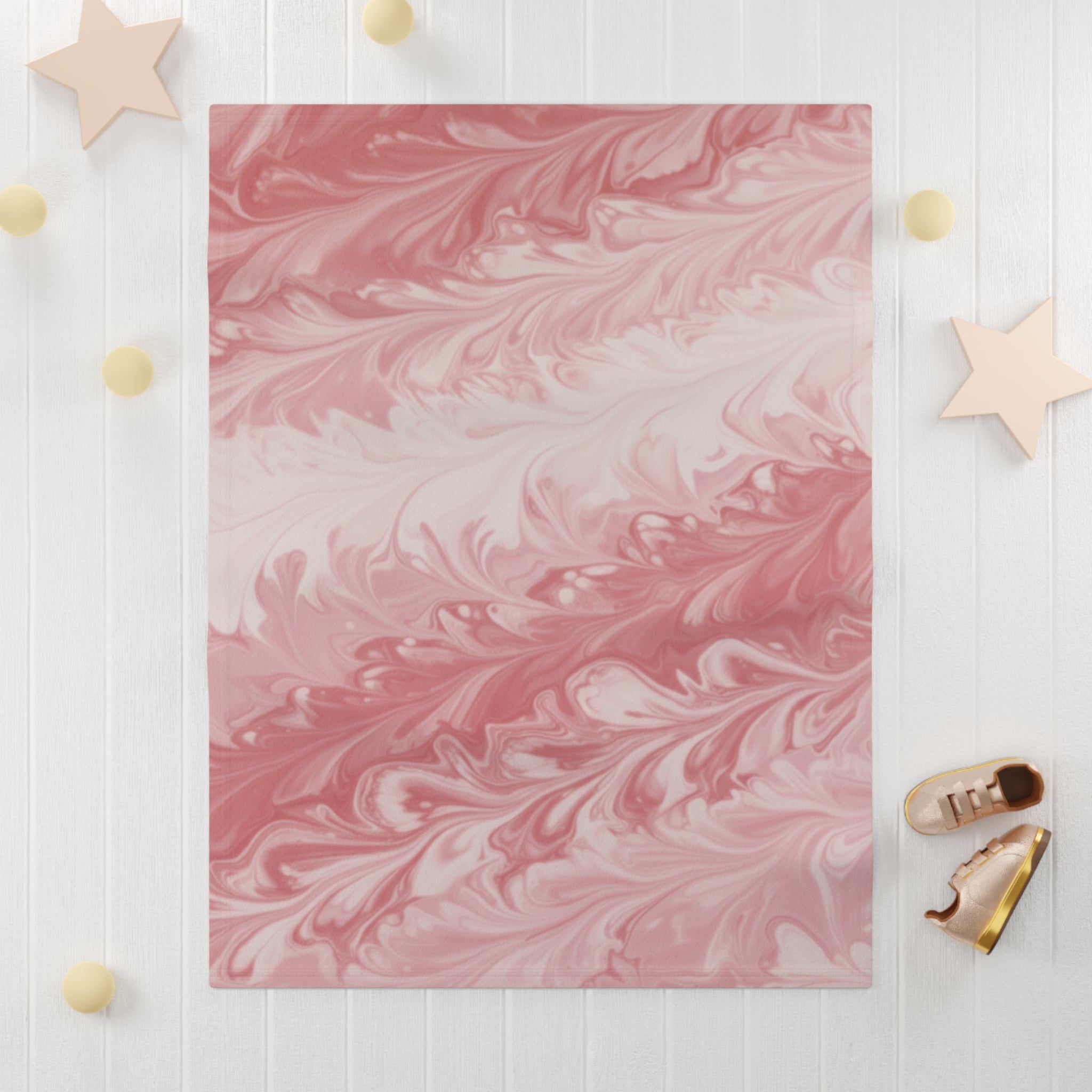 Fluid Art - Fleece Baby Blanket