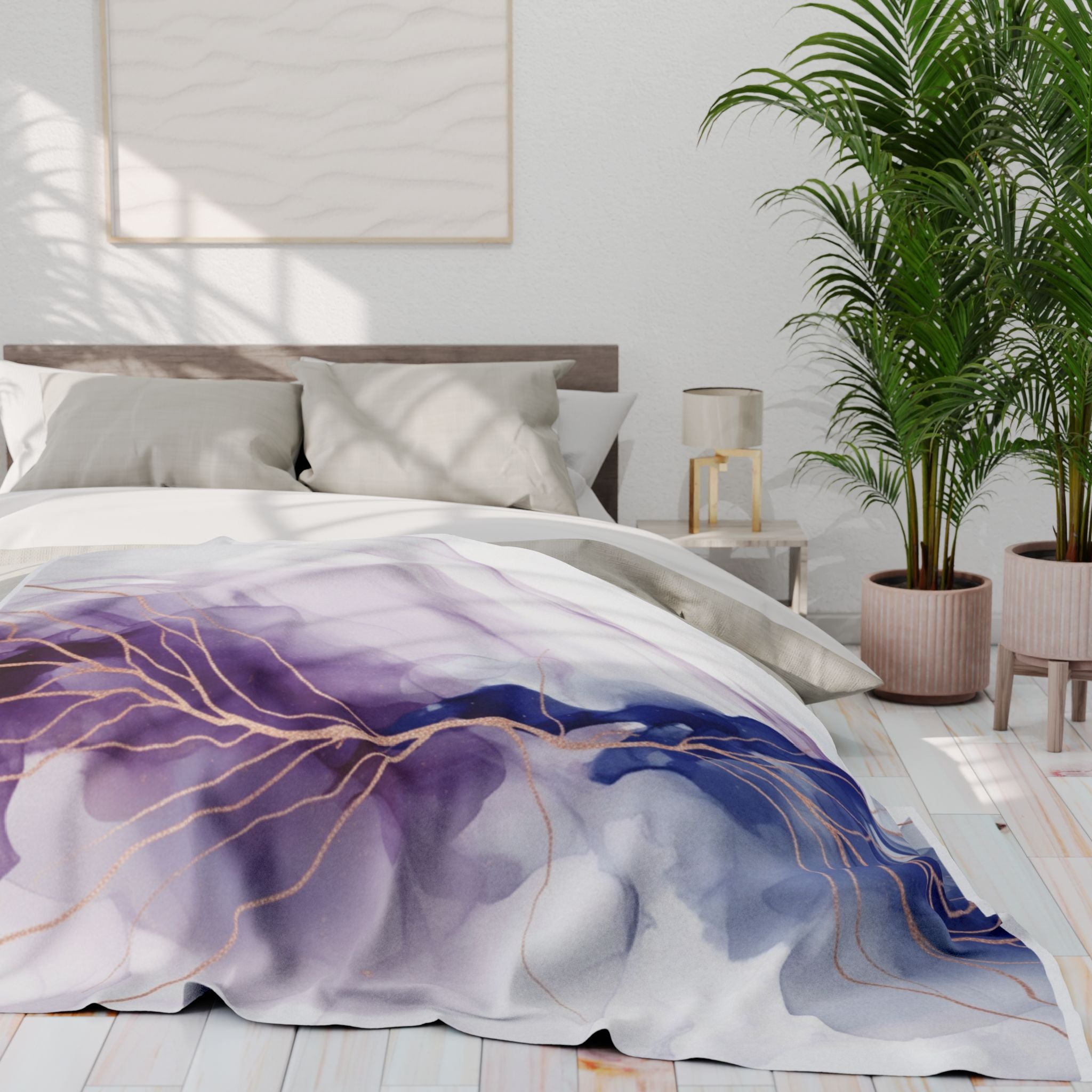 Abstract Art - Arctic Fleece Blanket