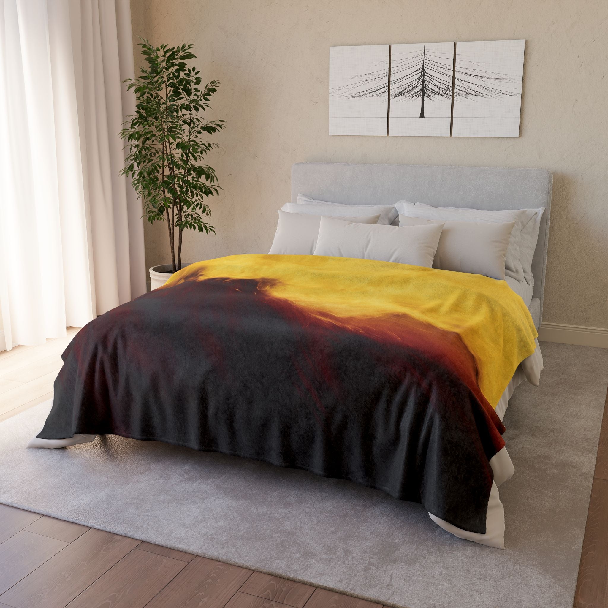 Molten Flow - Soft Minky Blanket