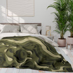 Abstract Paper Cut - Arctic Fleece Blanket