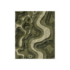 Abstract Paper Cut - Crushed Velvet Blanket