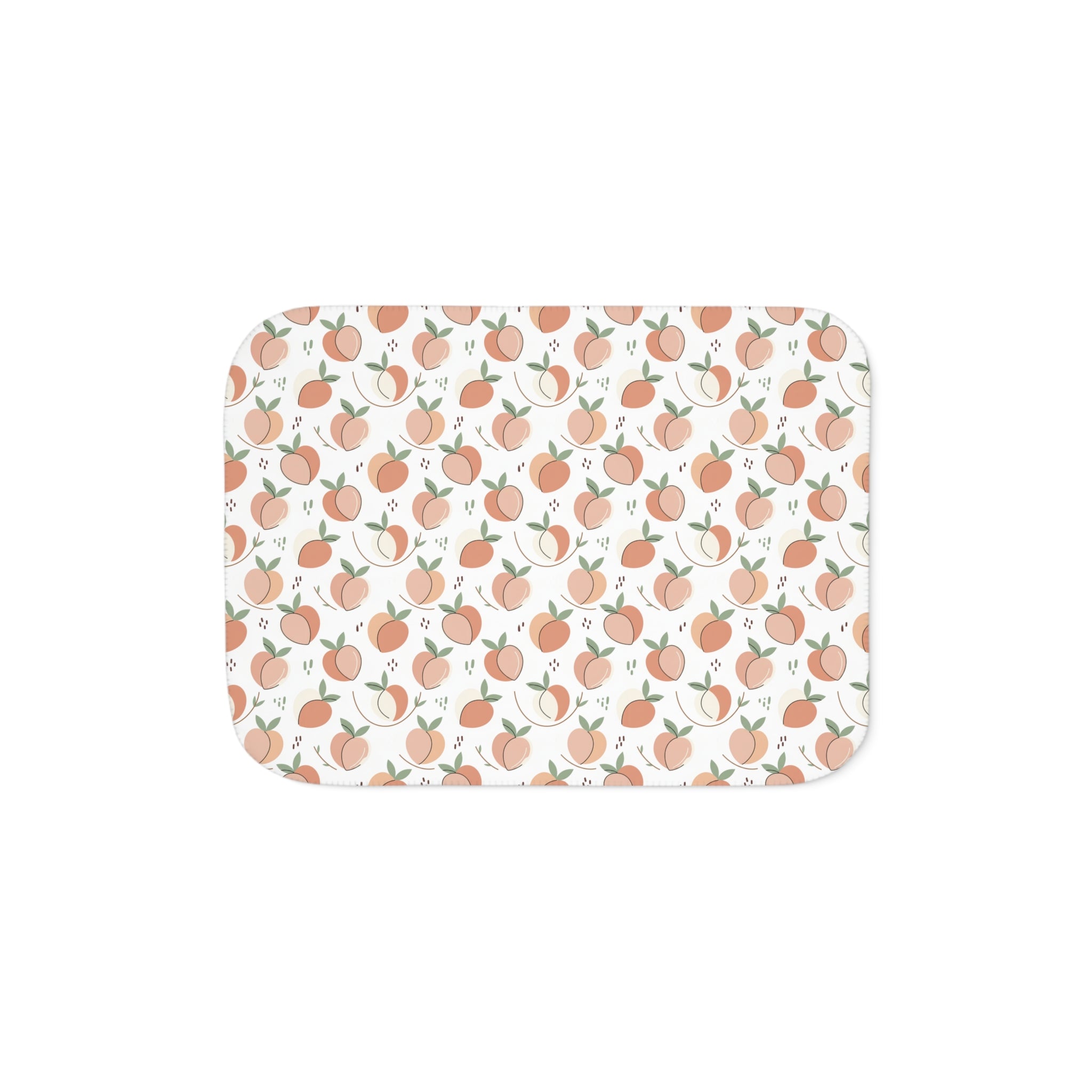 Peach Seamless - Sherpa Fleece Blanket