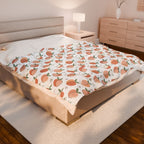 Peach Seamless - Velveteen Plush Blanket