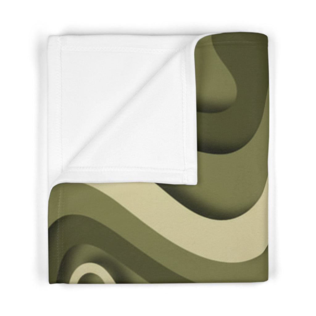 Abstract Paper Cut - Fleece Baby Blanket