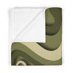 Abstract Paper Cut - Fleece Baby Blanket