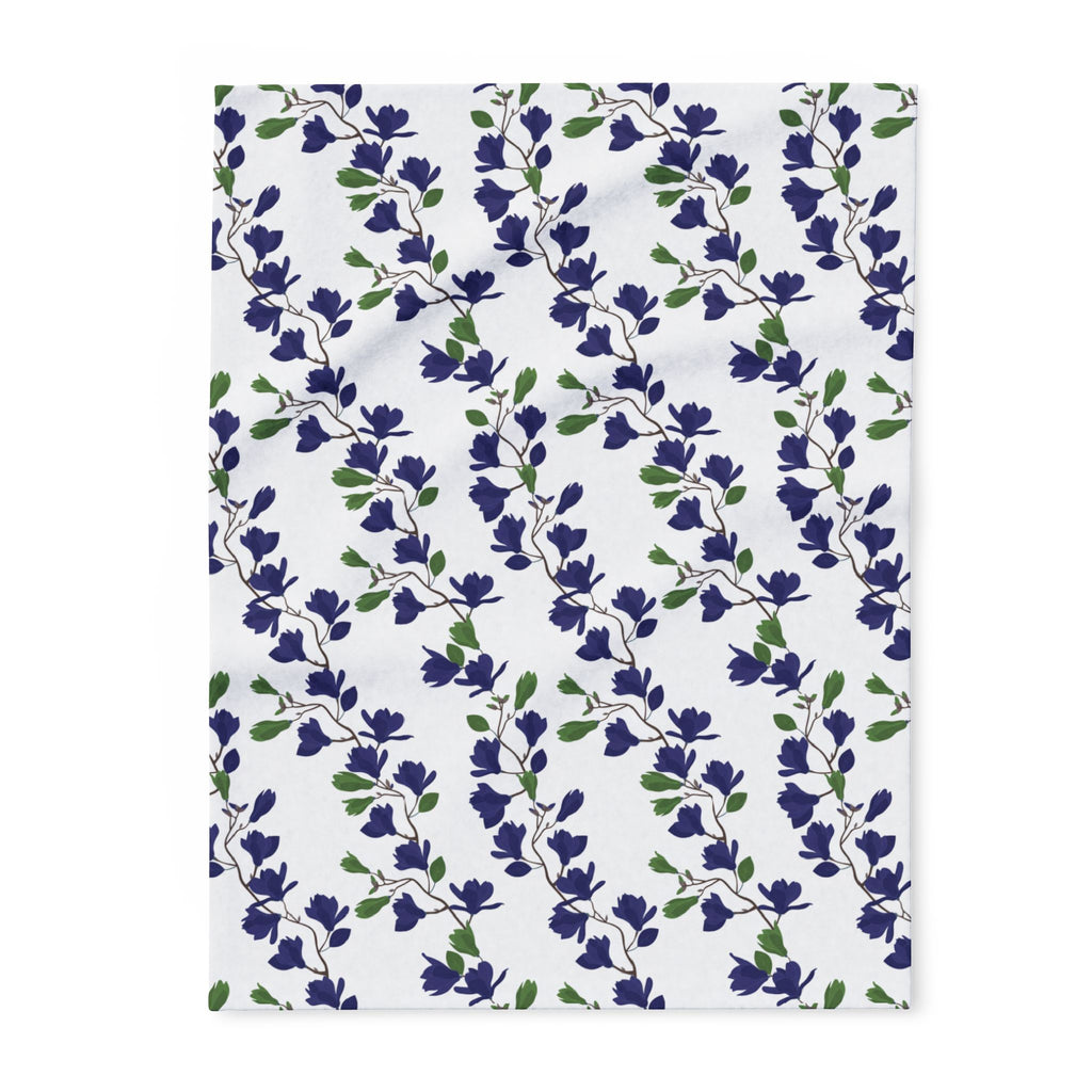 Indigo Magnolia - Arctic Fleece Blanket