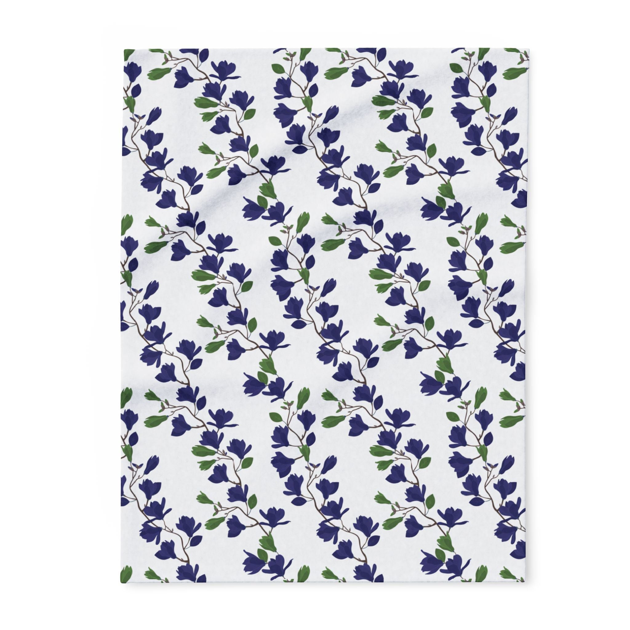 Indigo Magnolia - Arctic Fleece Blanket