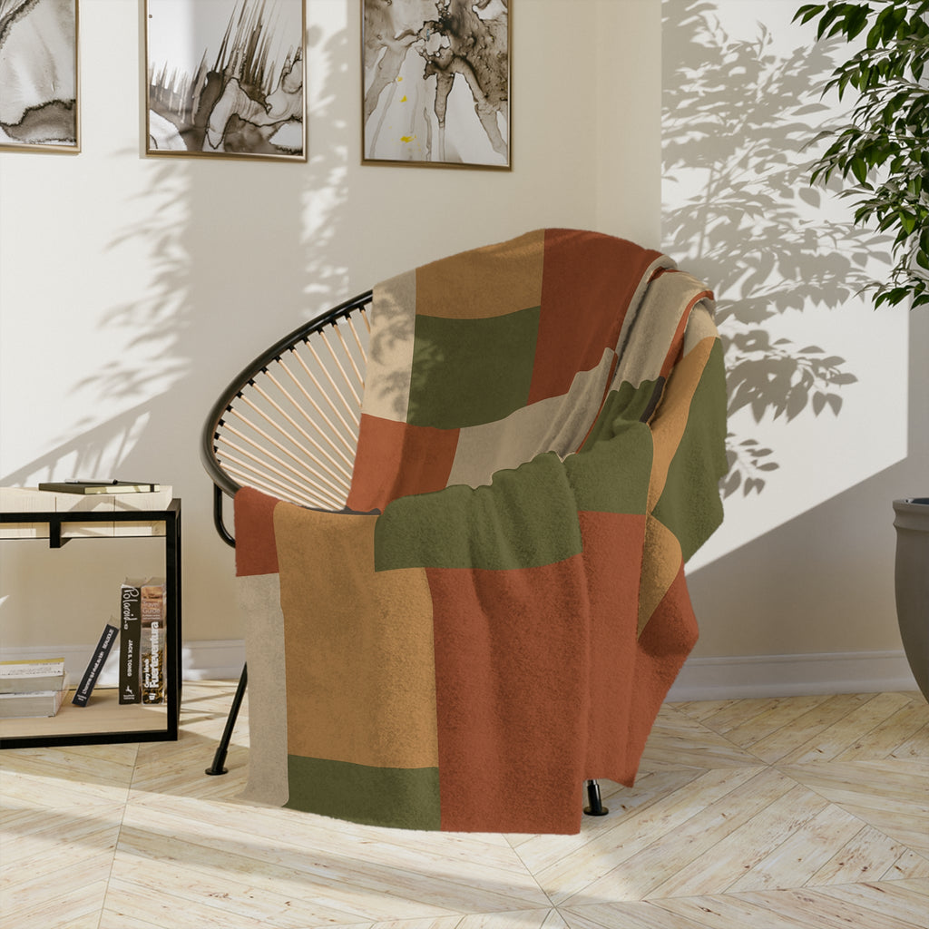 Patchwork Design - Microfiber Blanket