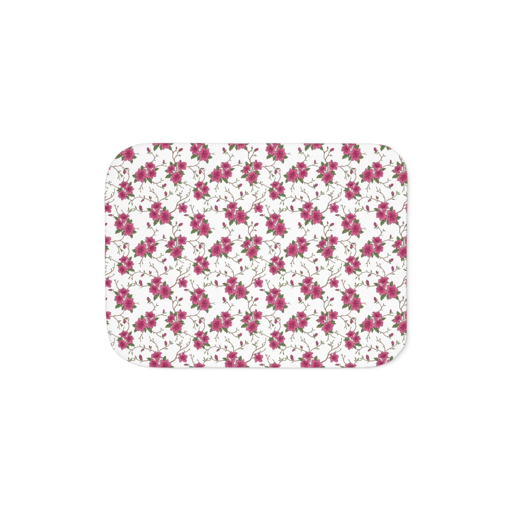 Azalea Floral - Sherpa Fleece Blanket