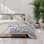 Indigo Magnolia - Arctic Fleece Blanket