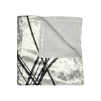 Curved Waves - Crushed Velvet Blanket