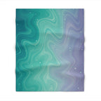 Aqua Dreamscape - Throw Blanket