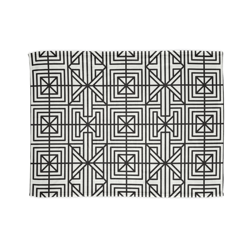 Black and White -  Soft Minky Blankets