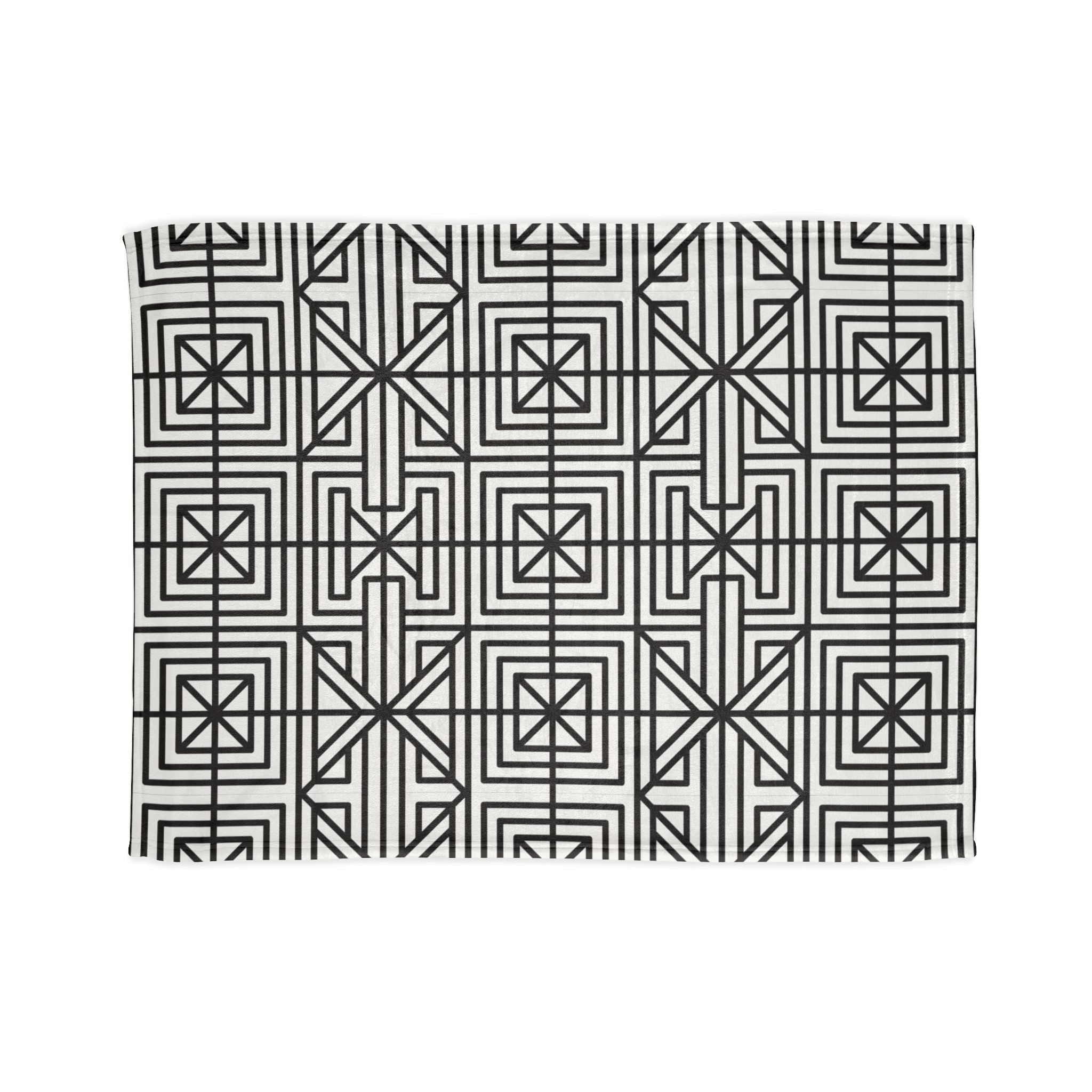 Black and White -  Soft Minky Blankets