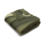 Abstract Paper Cut - Arctic Fleece Blanket