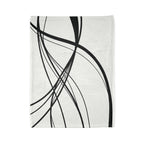 Curved Waves - Soft Minky Blanket