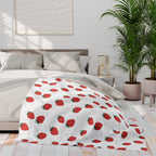Strawberry Doodle - Arctic Fleece Blanket