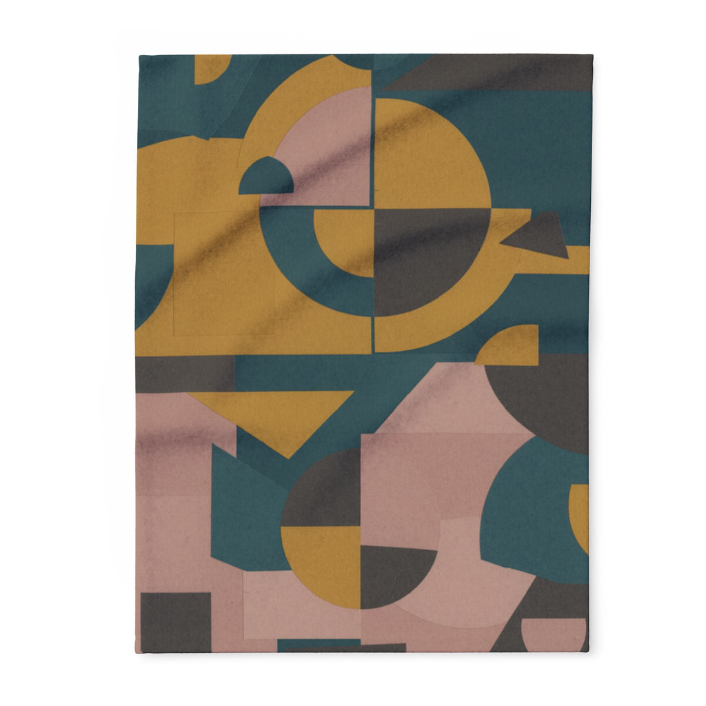 Muted Geometric - Arctic Fleece Blanket