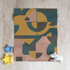 Muted Geometric - Throw Blanket