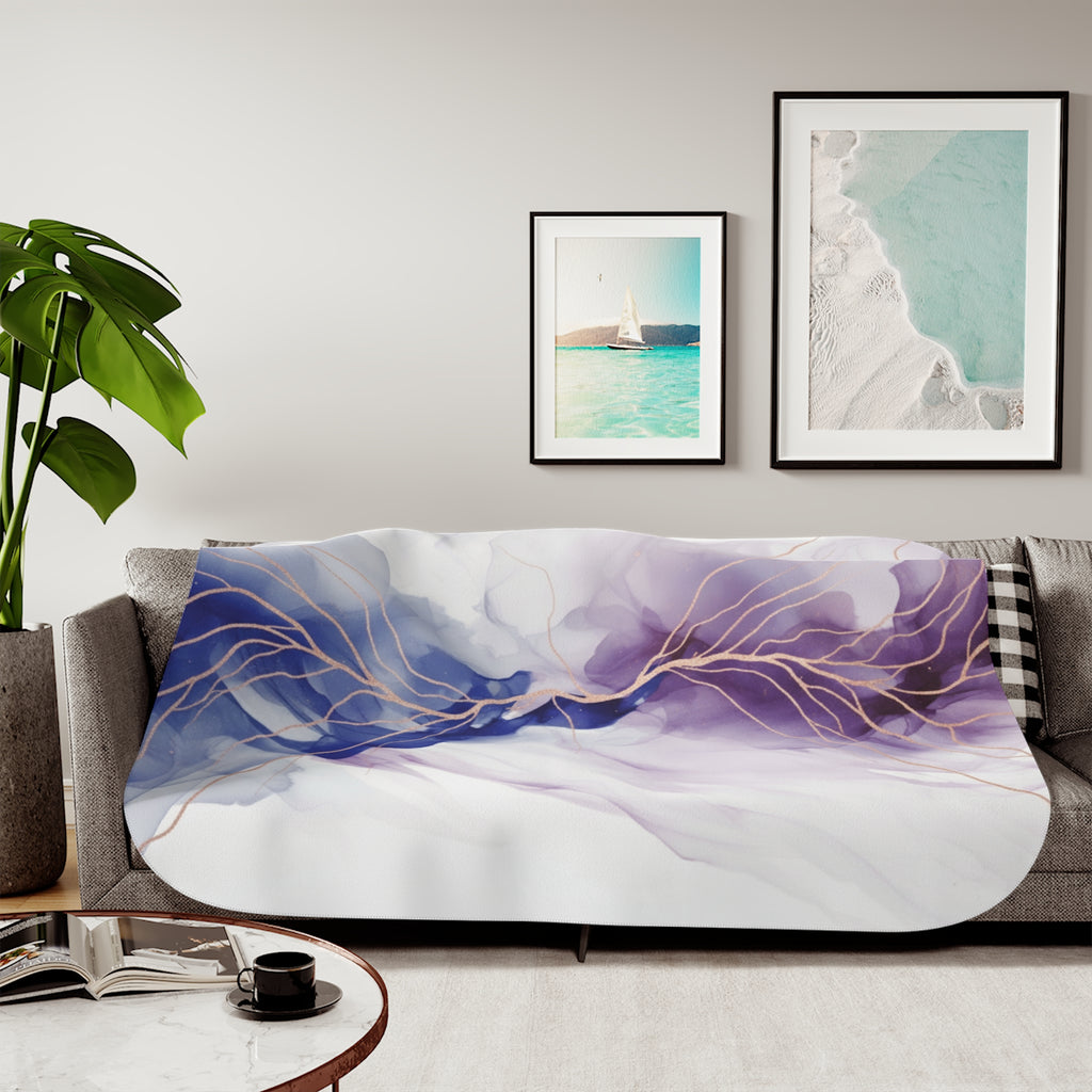Abstract Art - Sherpa Fleece Blanket