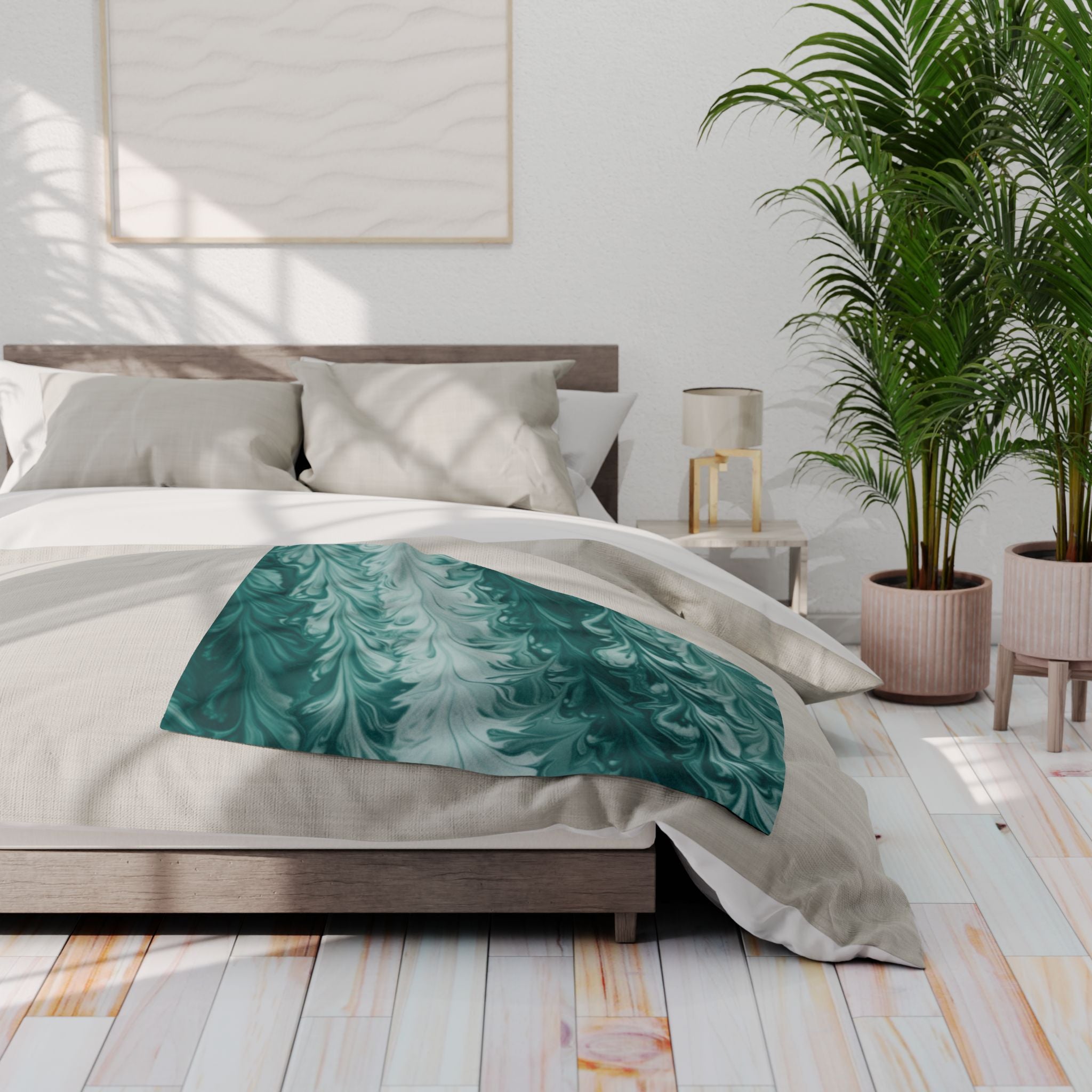 Fluid Art - Arctic Fleece Blanket