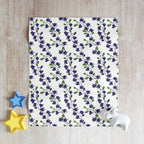 Indigo Magnolia - Throw Blanket