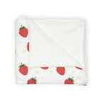 Strawberry Doodle - Soft Minky Blanket