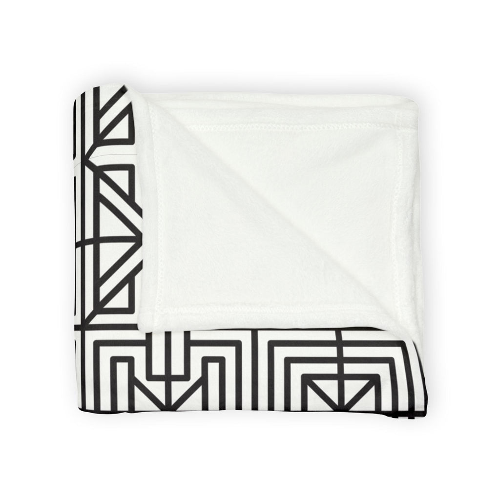 Black and White -  Soft Minky Blankets
