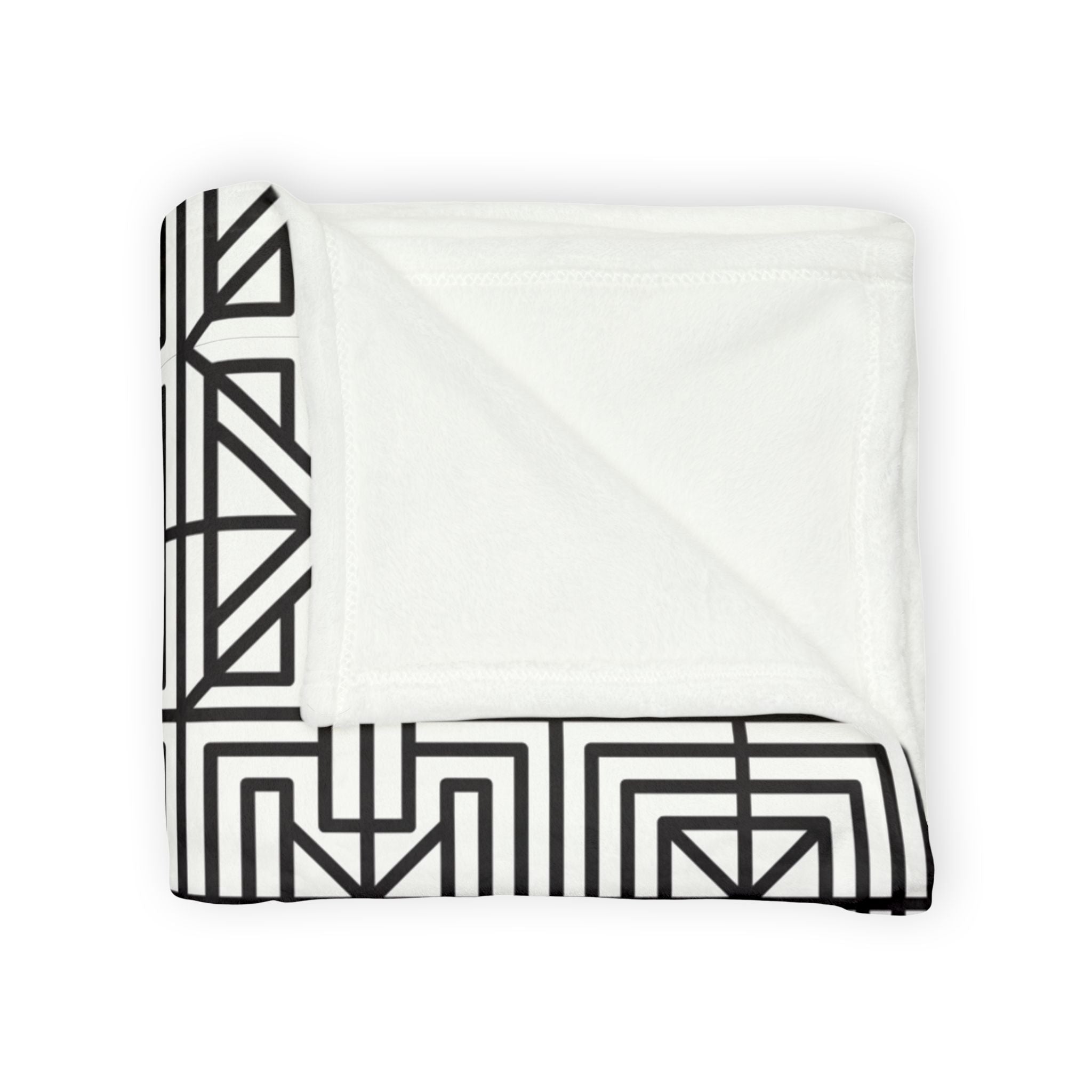 Black and White -  Soft Minky Blankets