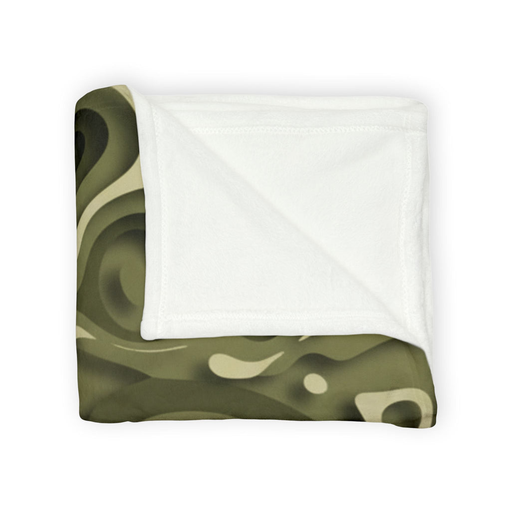 Abstract Paper Cut - Soft Minky Blanket