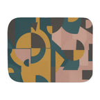 Muted Geometric - Sherpa Fleece Blanket