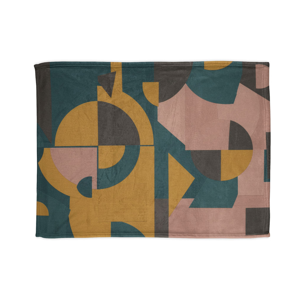 Muted Geometric - Soft Minky Blanket