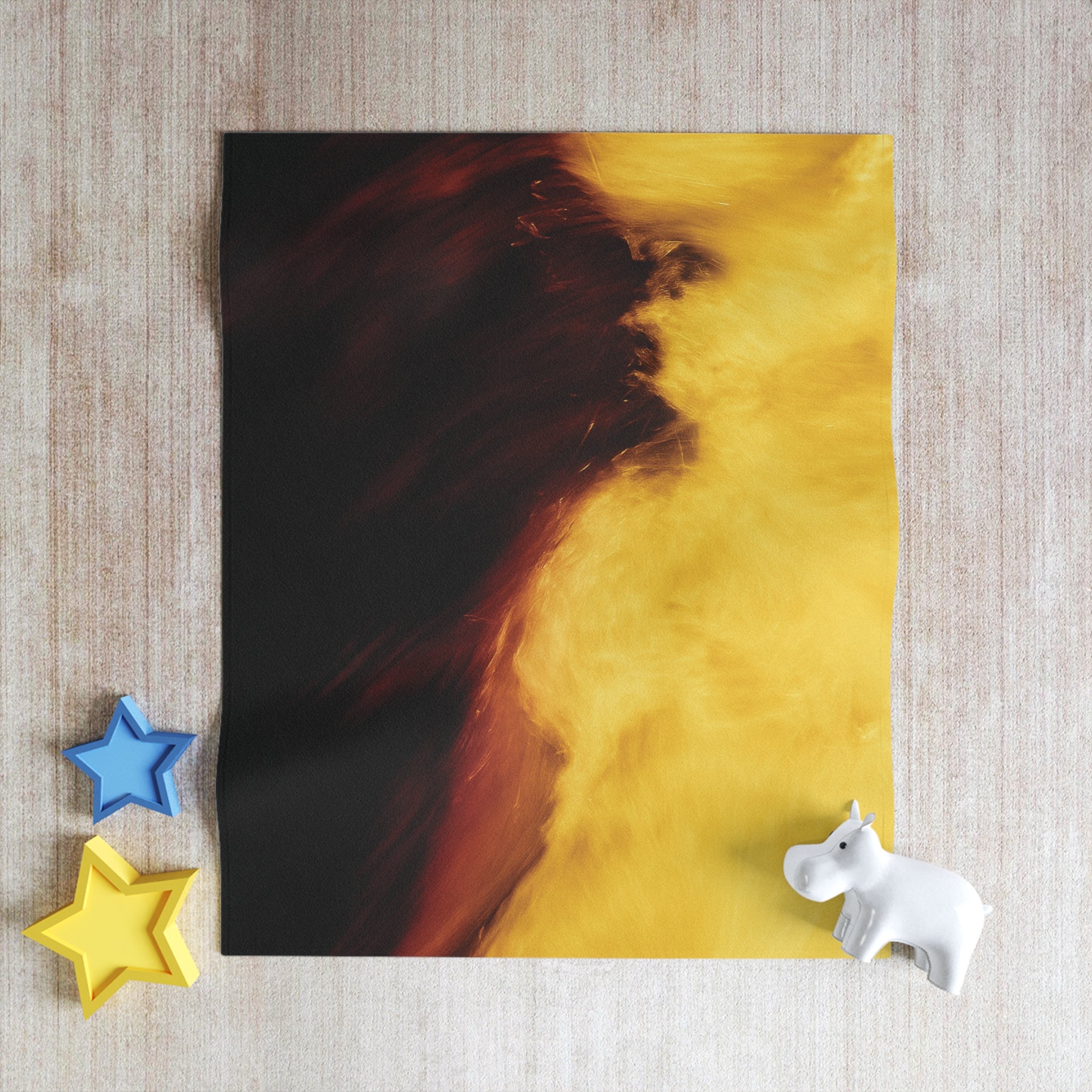 Molten Flow - Throw Blanket