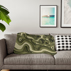Abstract Paper Cut - Sherpa Fleece Blanket
